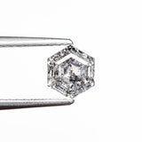 1.04ct 6.40x5.60x3.76mm Hexagon Step Cut 🇨🇦 27643 - 01 - Lelya - bespoke engagement and wedding rings made in Scotland, UK