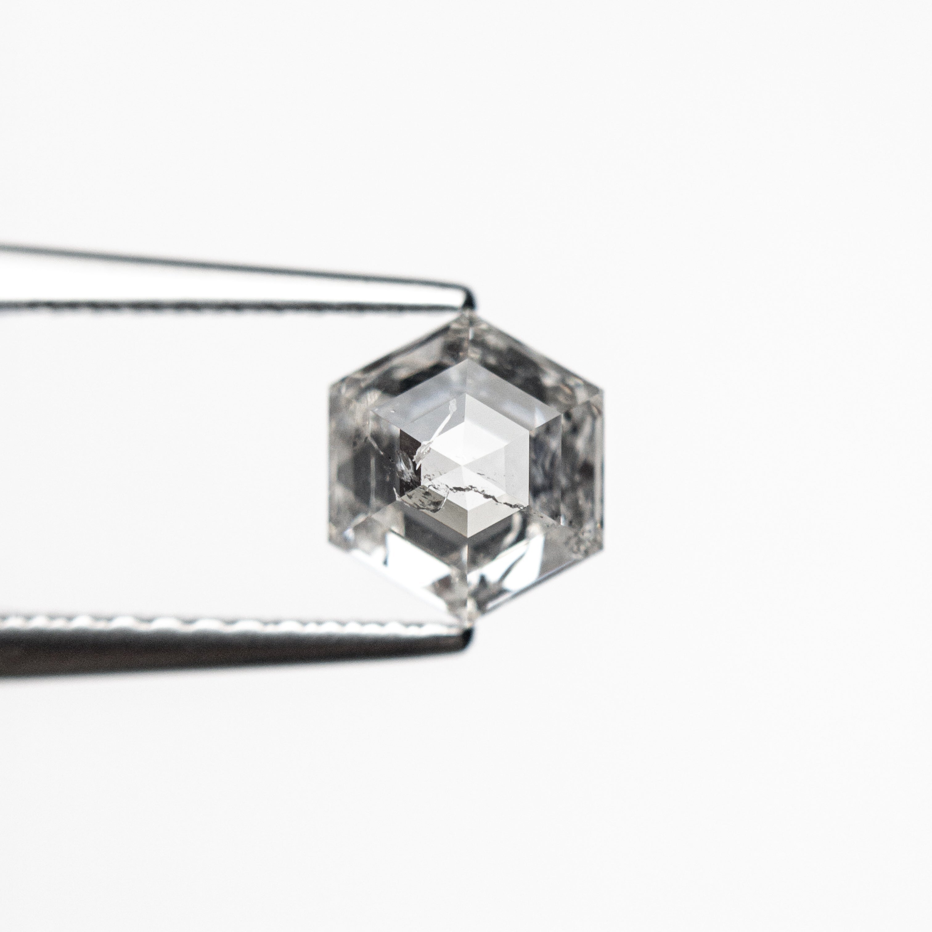 1.04ct 6.69x5.68x3.62mm Hexagon Step Cut 🇨🇦 27013 - 01 - Lelya - bespoke engagement and wedding rings made in Scotland, UK