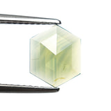 1.04ct 9.41x7.65x1.55mm Hexagon Rosecut Sapphire 22436 - 12 - Lelya - bespoke engagement and wedding rings made in Scotland, UK