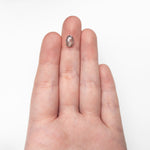 1.05ct 8.57x5.77x2.26mm Oval Rosecut 27538 - 04 - Lelya - bespoke engagement and wedding rings made in Scotland, UK