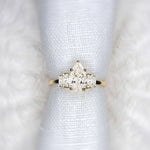 1.07ct Pear Diamond Orion's Lustre Ring - Lelya - bespoke engagement and wedding rings made in Scotland, UK