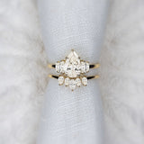 1.07ct Pear Diamond Orion's Lustre Ring - Lelya - bespoke engagement and wedding rings made in Scotland, UK