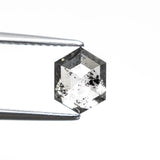 1.09ct 7.88x6.09x2.65mm Hexagon Rosecut 27539 - 08 - Lelya - bespoke engagement and wedding rings made in Scotland, UK