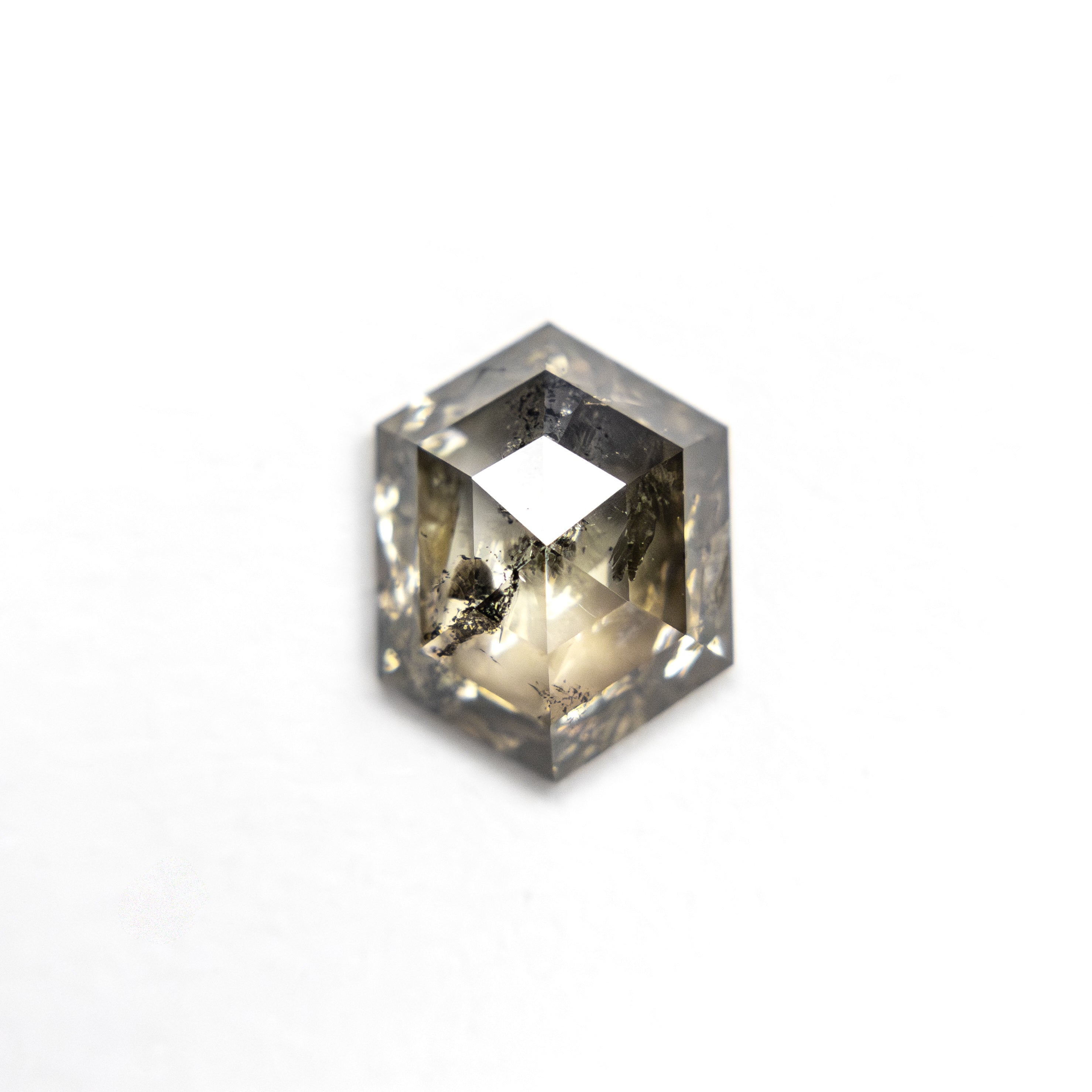 1.09ct 7.93x6.14x2.77mm Hexagon Rosecut 27537 - 07 - Lelya - bespoke engagement and wedding rings made in Scotland, UK