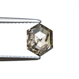 1.09ct 7.93x6.14x2.77mm Hexagon Rosecut 27537 - 07 - Lelya - bespoke engagement and wedding rings made in Scotland, UK