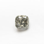 1.10ct 5.60x5.49x3.71mm Fancy Grey Cushion Brilliant 19913 - 09 - Lelya - bespoke engagement and wedding rings made in Scotland, UK