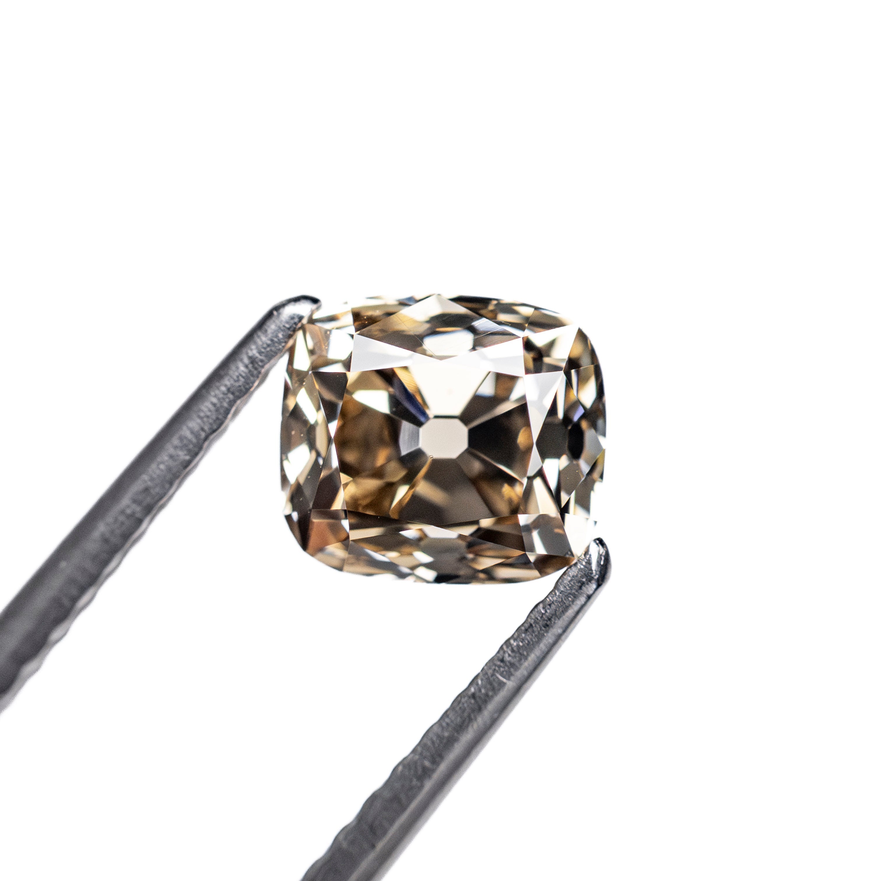 1.10ct 6.14x5.41x4.04mm Modern Antique Old Mine Cut 🇨🇦 28005-01 - Lelya - bespoke engagement and wedding rings made in Scotland, UK