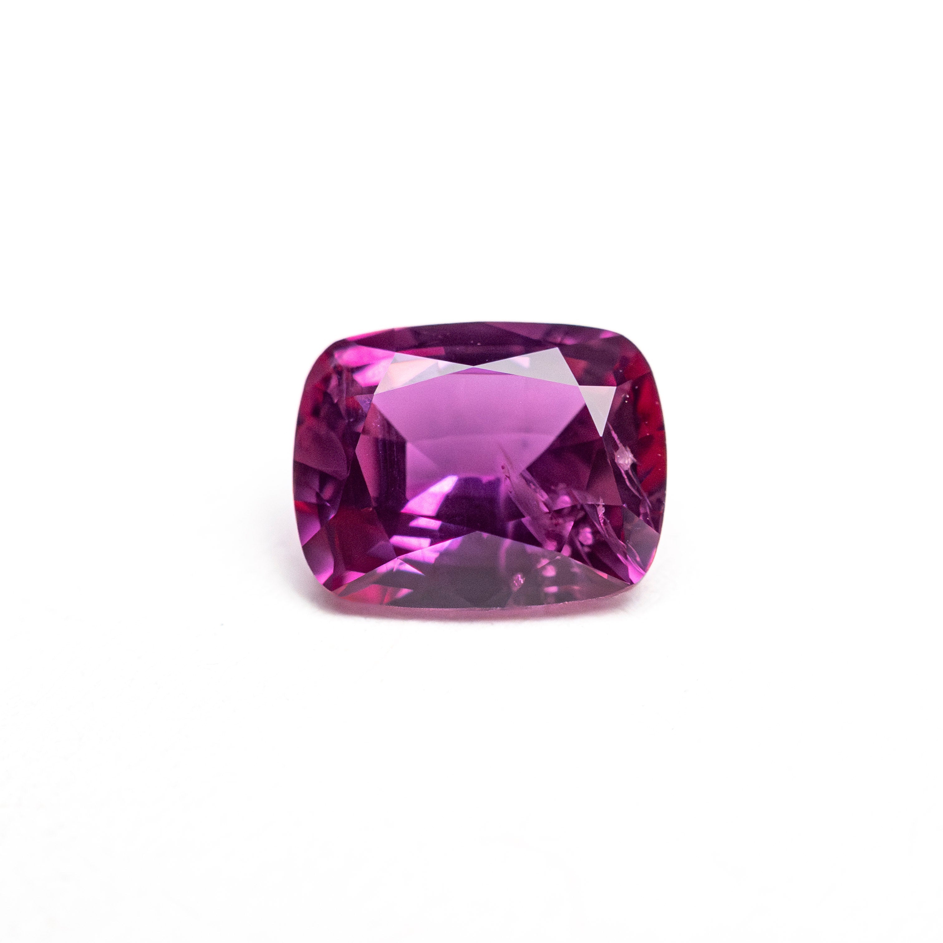 1.10ct 6.70x5.25x3.35mm Cushion Brilliant Sapphire 27956 - 08 - Lelya - bespoke engagement and wedding rings made in Scotland, UK