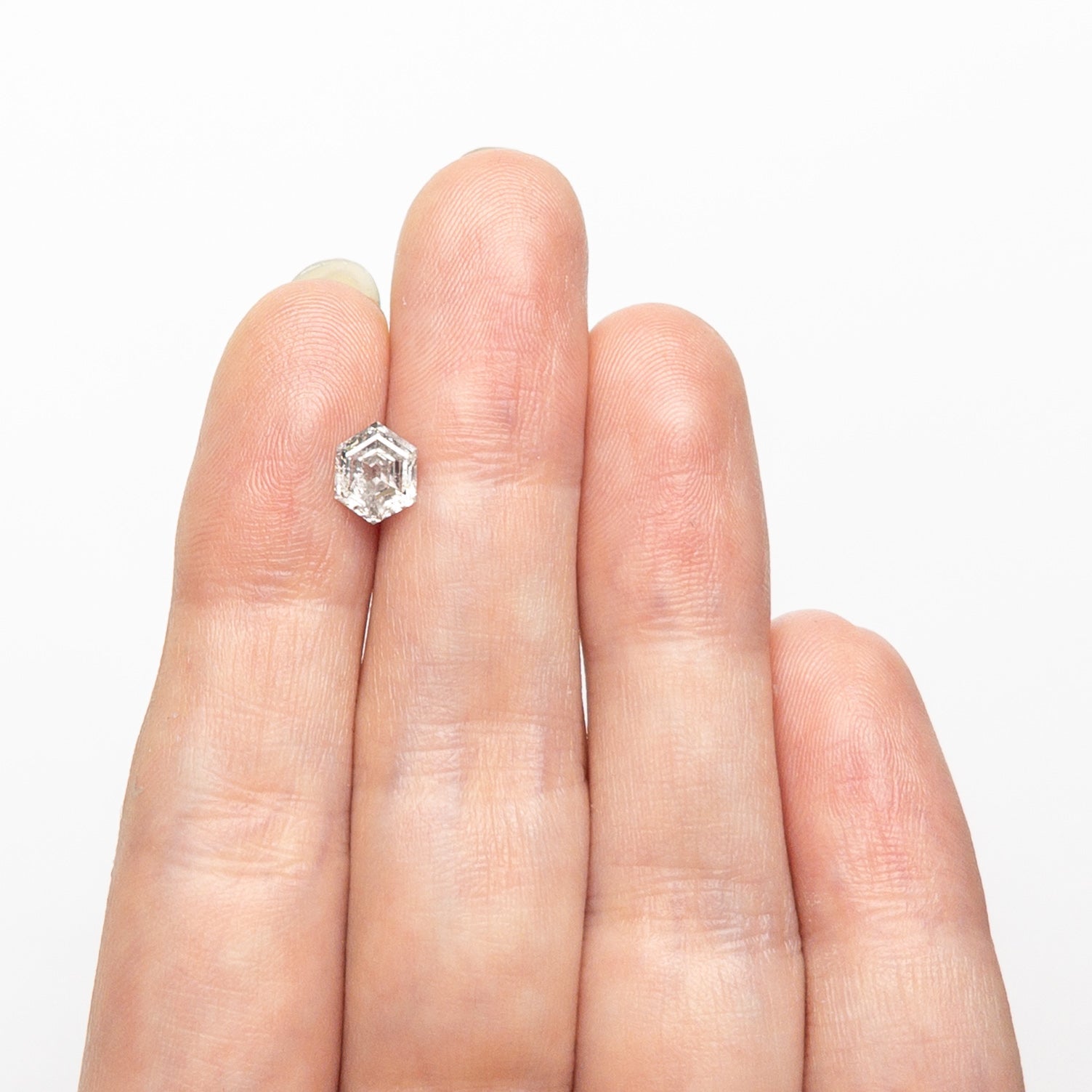 1.10ct 7.09x5.60x3.65mm Hexagon Step Cut 🇨🇦 26884 - 01 - Lelya - bespoke engagement and wedding rings made in Scotland, UK