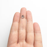 1.10ct 7.39x5.77x3.51mm Pear Double Cut 26785 - 05 - Lelya - bespoke engagement and wedding rings made in Scotland, UK