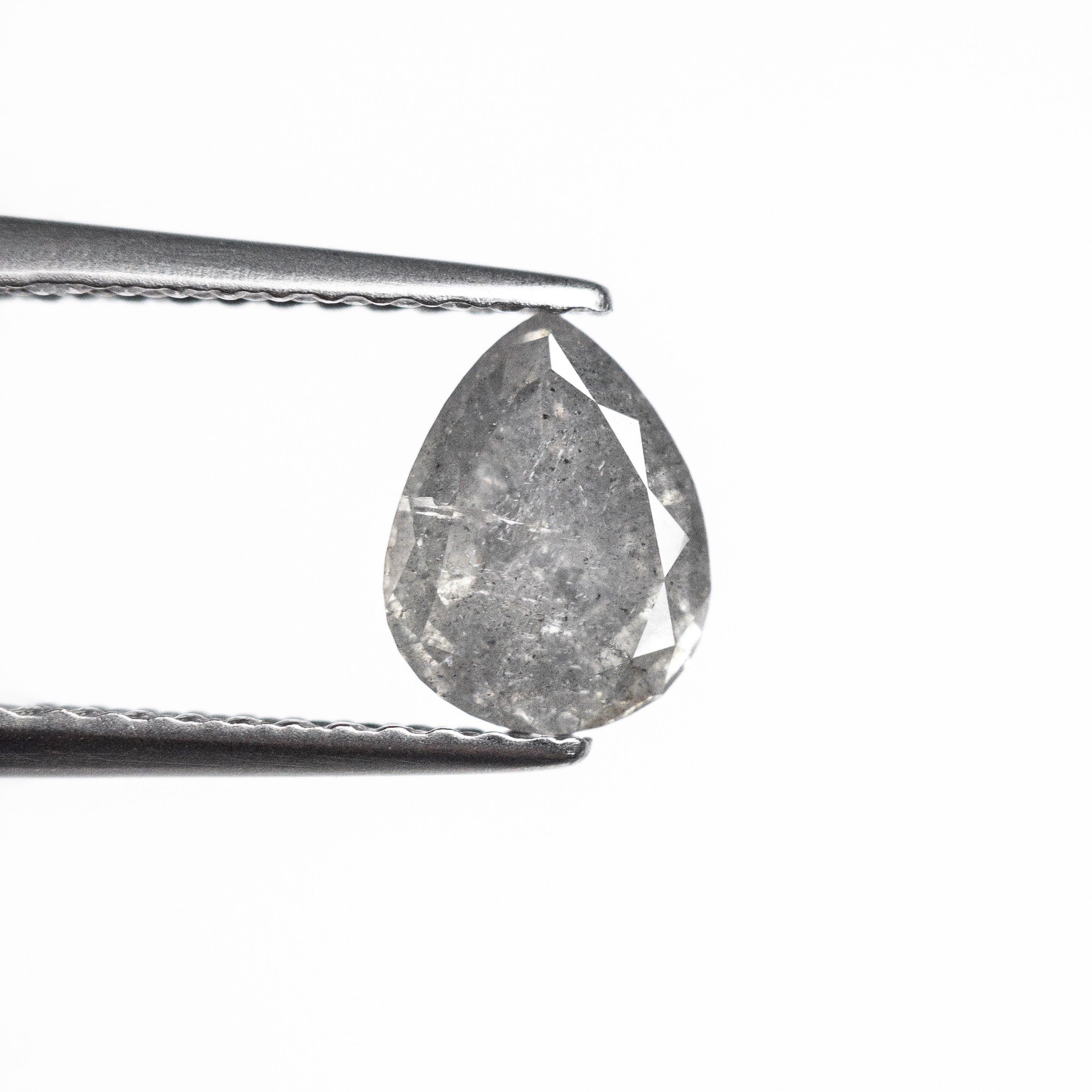 1.10ct 7.39x5.77x3.51mm Pear Double Cut 26785 - 05 - Lelya - bespoke engagement and wedding rings made in Scotland, UK