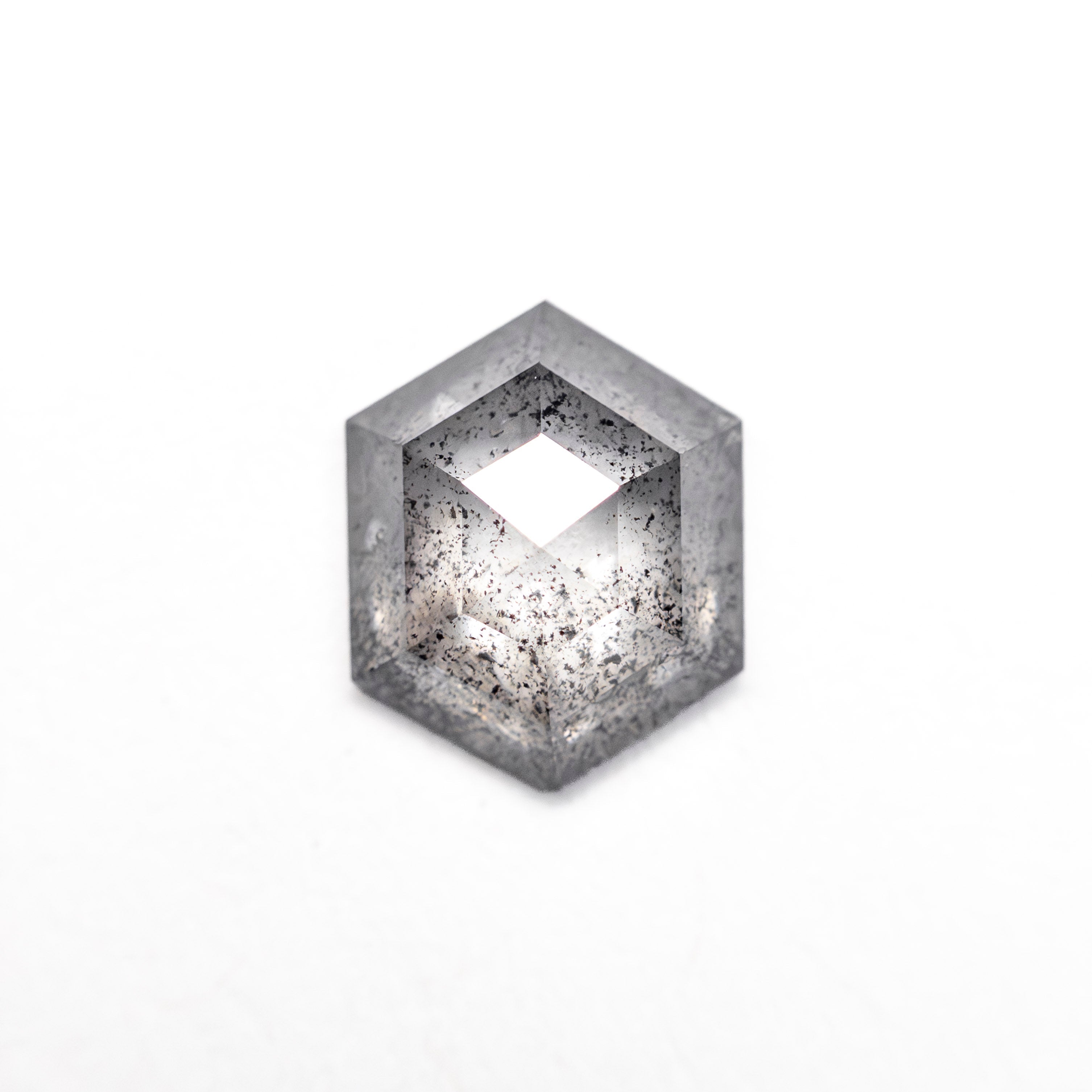 1.11ct 7.71x6.23x2.93mm Hexagon Rosecut 27538 - 57 - Lelya - bespoke engagement and wedding rings made in Scotland, UK