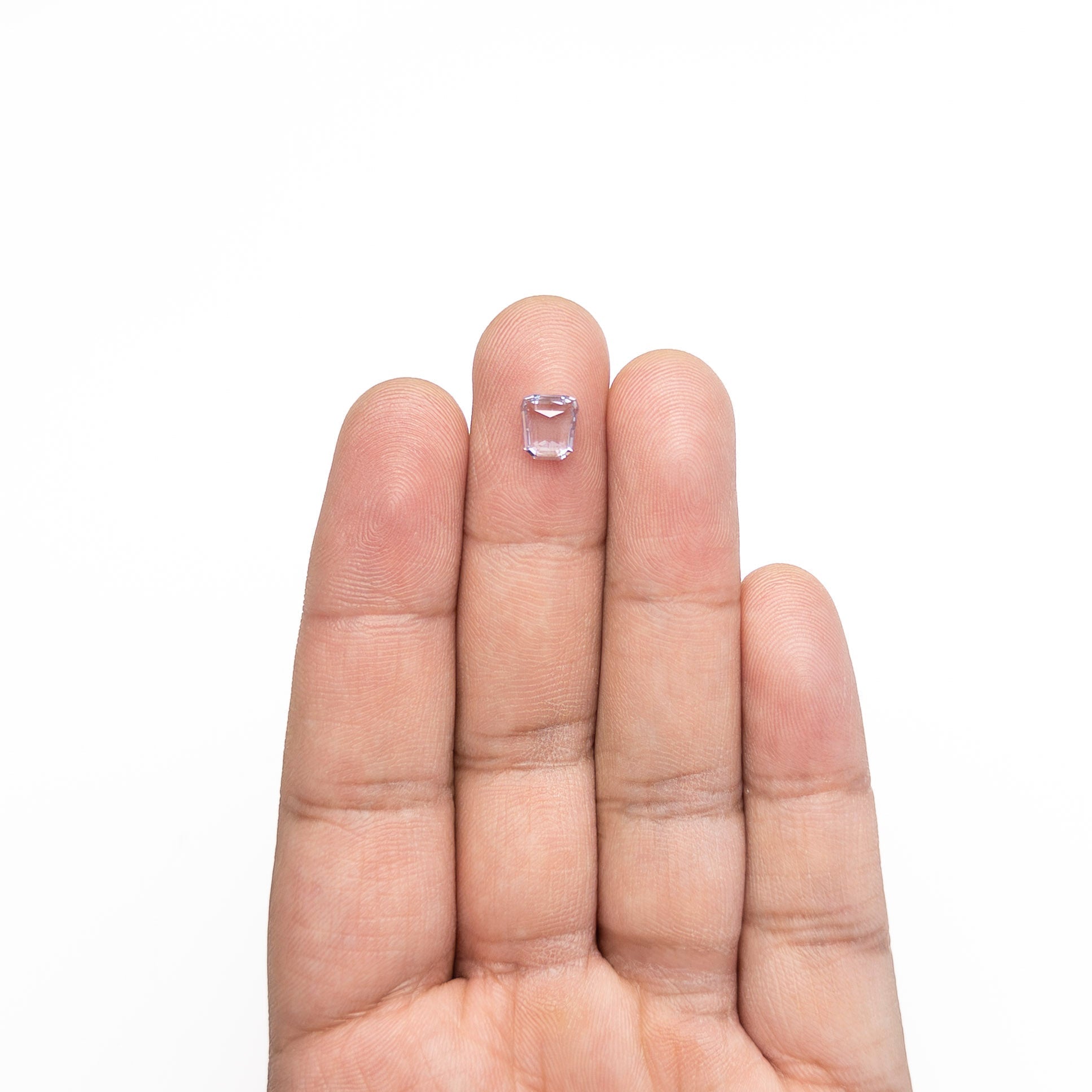 1.12ct 6.95x6.31x2.41mm Trapezoid Step Cut Sapphire 27740-17 - Lelya - bespoke engagement and wedding rings made in Scotland, UK