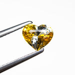 1.13ct 5.86x6.73x3.99mm Heart Brilliant Sapphire 28279-01 - Lelya - bespoke engagement and wedding rings made in Scotland, UK