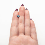 1.13ct 6.33x6.32x3.82mm Round Brilliant Sapphire 26526-13 - Lelya - bespoke engagement and wedding rings made in Scotland, UK