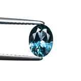 1.13ct 7.38x5.45x345mm Oval Brilliant Sapphire 28028-01 - Lelya - bespoke engagement and wedding rings made in Scotland, UK