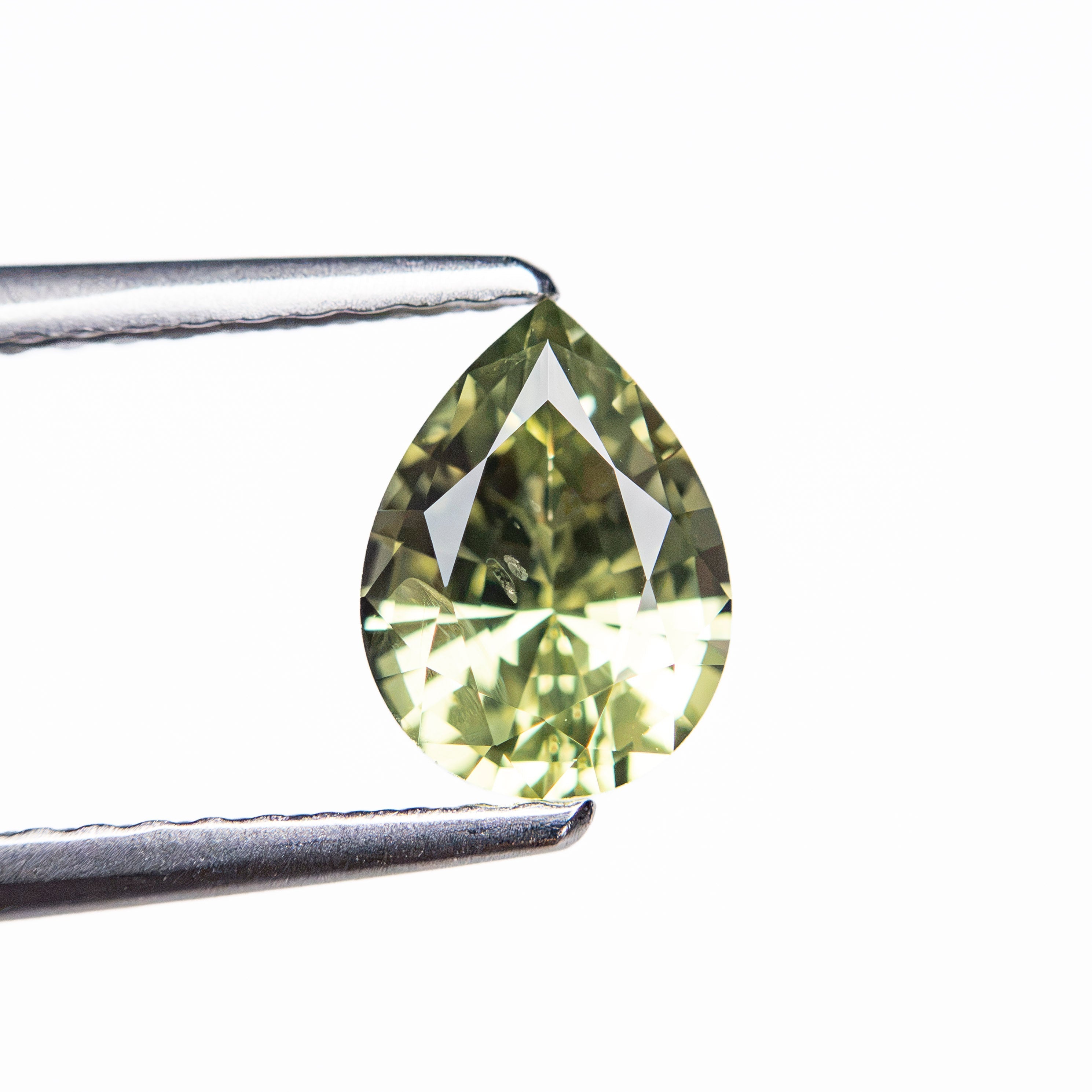 1.14ct 7.52x5.54x3.71mm Pear Brilliant Sapphire 26150-18 - Lelya - bespoke engagement and wedding rings made in Scotland, UK