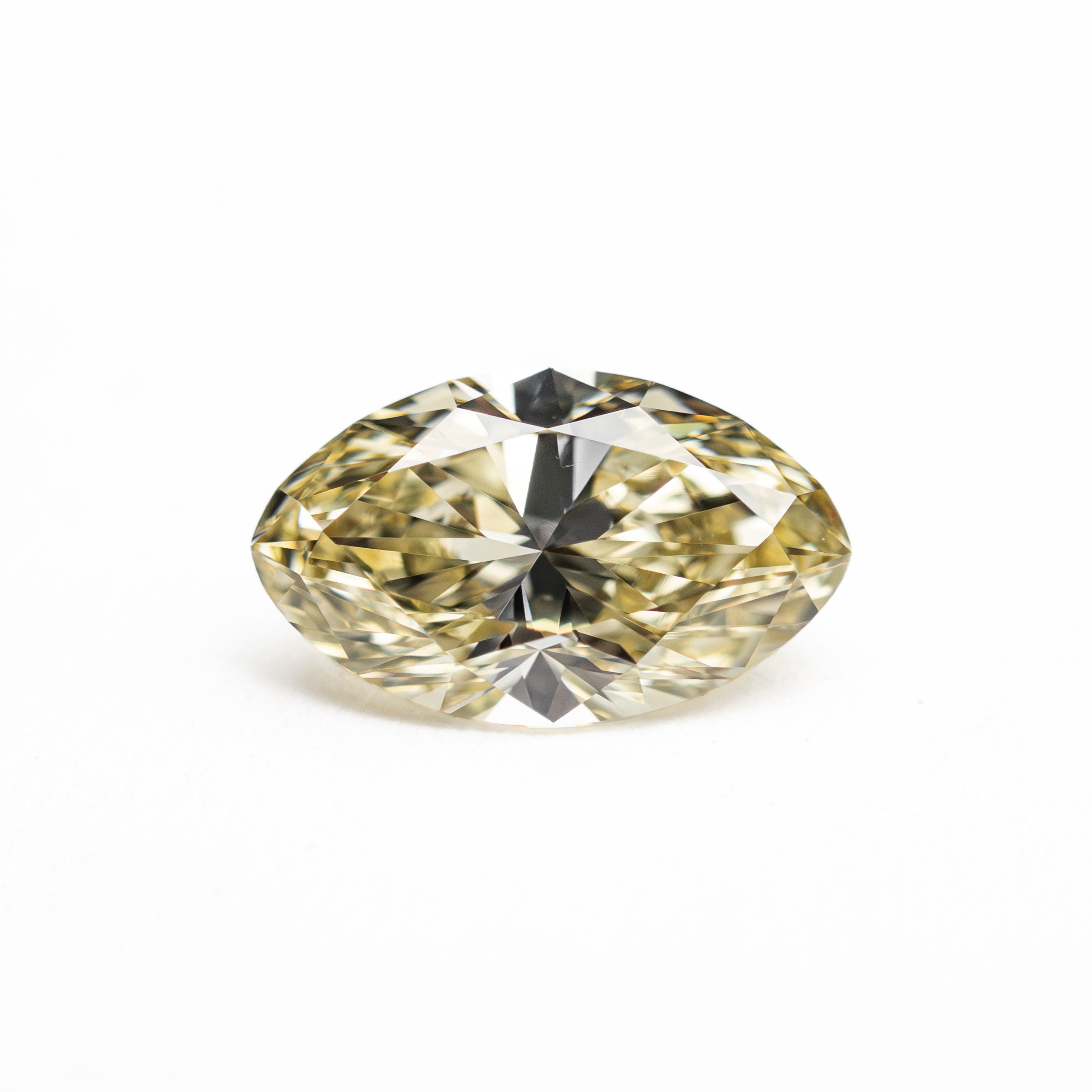 1.14ct 9.10x5.50x3.64mm VVS2 Light Yellow Moval Brilliant 🇨🇦 27993-01 - Lelya - bespoke engagement and wedding rings made in Scotland, UK