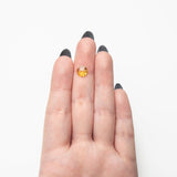 1.20ct 8.02x8.00x2.16mm Round Rosecut Sapphire 27743-02 - Lelya - bespoke engagement and wedding rings made in Scotland, UK