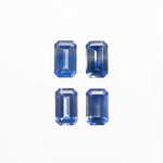 1.20cttw 4pc 5x3mm Cut Corner Rectangle Step Cut Sapphires 27729-01 - Lelya - bespoke engagement and wedding rings made in Scotland, UK