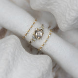 1.21ct Champagne Diamond Star's Keeping Ring - Lelya - bespoke engagement and wedding rings made in Scotland, UK