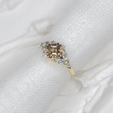 1.21ct Champagne Diamond Star's Keeping Ring - Lelya - bespoke engagement and wedding rings made in Scotland, UK