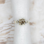 1.21ct Champagne Diamond Star's Keeping Ring - Lelya - bespoke engagement and wedding rings made in Scotland, UK