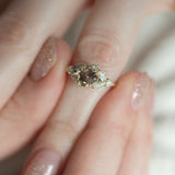 1.21ct Champagne Diamond Star's Keeping Ring - Lelya - bespoke engagement and wedding rings made in Scotland, UK