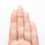 1.23ct 8.49x9.22x2.74mm Triangle Rosecut 25807 - 31 - Lelya - bespoke engagement and wedding rings made in Scotland, UK