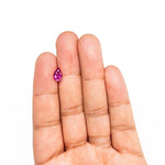 1.24ct 8.53x5.56x3.75mm Pear Brilliant Sapphire 27955 - 06 - Lelya - bespoke engagement and wedding rings made in Scotland, UK