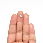 1.25ct 7.72x5.07x3.45mm Oval Double Cut 27223-02 - Lelya - bespoke engagement and wedding rings made in Scotland, UK