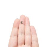 1.26ct 7.09x5.30x3.92mm Hexagon Rosecut 27537 - 38 - Lelya - bespoke engagement and wedding rings made in Scotland, UK
