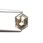1.26ct 7.09x5.30x3.92mm Hexagon Rosecut 27537 - 38 - Lelya - bespoke engagement and wedding rings made in Scotland, UK