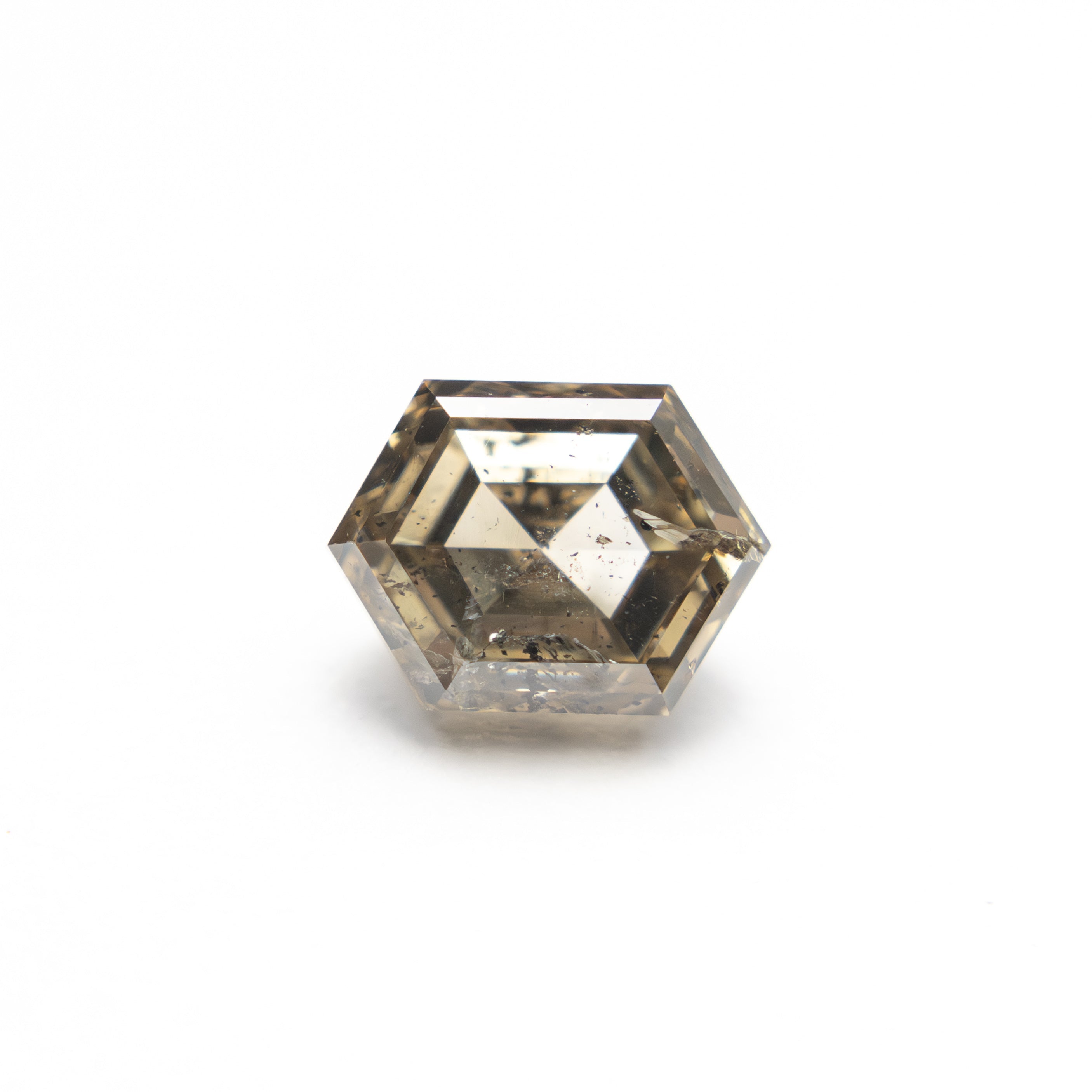 1.26ct 7.09x5.30x3.92mm Hexagon Rosecut 27537 - 38 - Lelya - bespoke engagement and wedding rings made in Scotland, UK