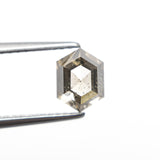 1.26ct 7.09x5.30x3.92mm Hexagon Rosecut 27537 - 38 - Lelya - bespoke engagement and wedding rings made in Scotland, UK