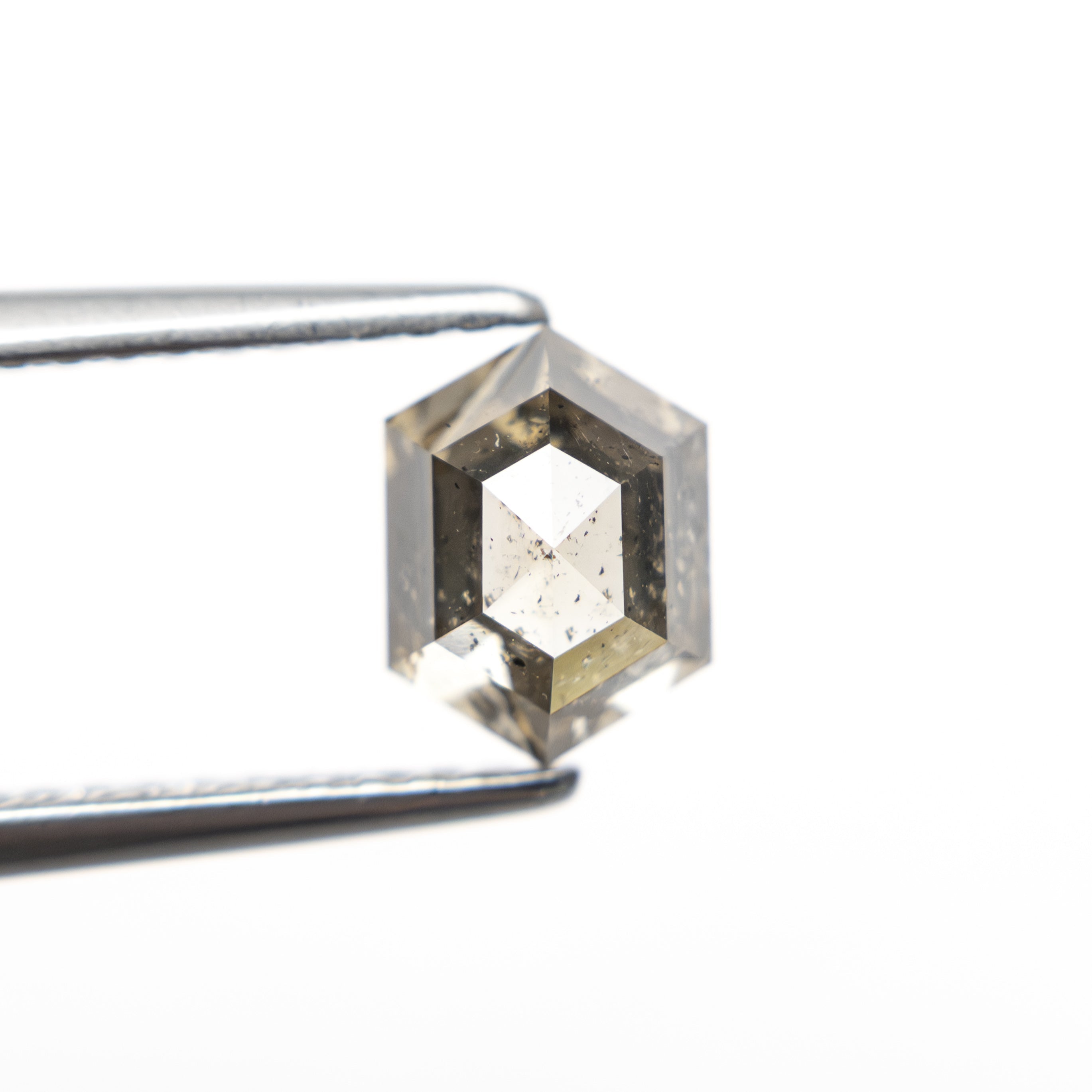 1.26ct 7.09x5.30x3.92mm Hexagon Rosecut 27537 - 38 - Lelya - bespoke engagement and wedding rings made in Scotland, UK