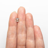 1.27ct 5.75x5.72x4.02mm SI2 O - P Carré Cut 🇨🇦 26852 - 01 - Lelya - bespoke engagement and wedding rings made in Scotland, UK