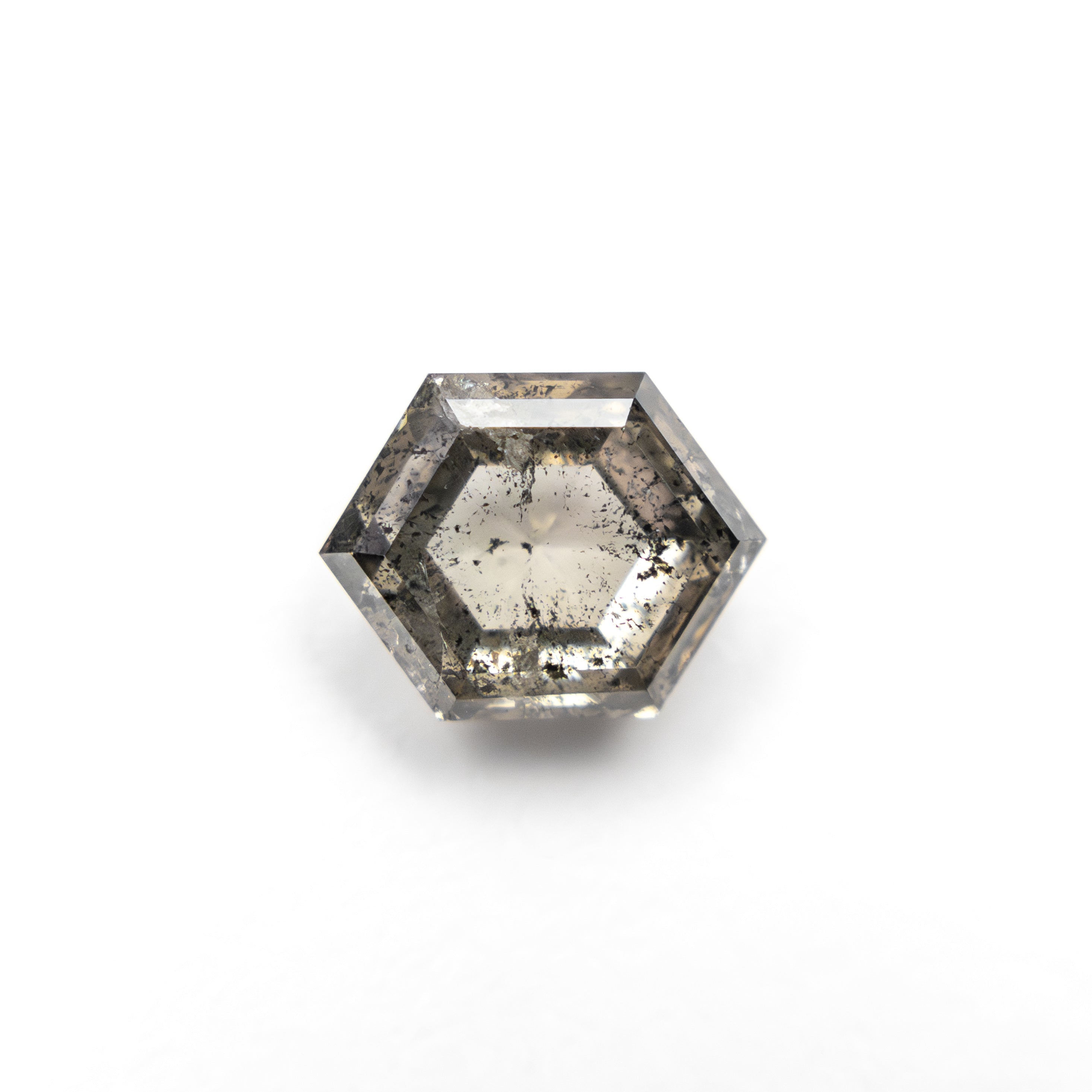 1.27ct 7.46x5.75x3.32mm Hexagon Rosecut 27537 - 57 - Lelya - bespoke engagement and wedding rings made in Scotland, UK