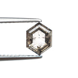 1.27ct 7.46x5.75x3.32mm Hexagon Rosecut 27537 - 57 - Lelya - bespoke engagement and wedding rings made in Scotland, UK