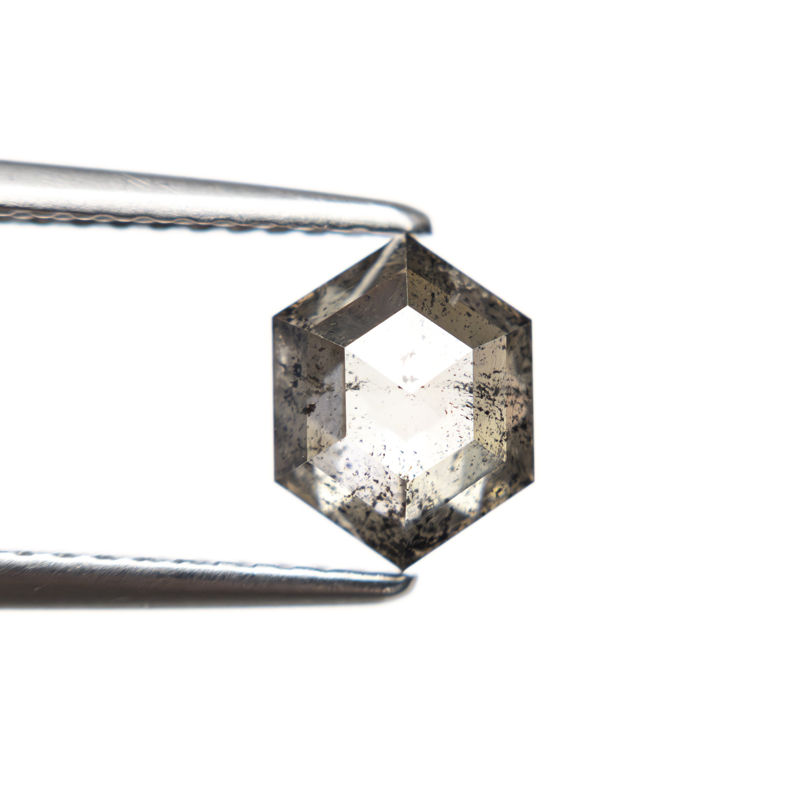 1.27ct 7.46x5.75x3.32mm Hexagon Rosecut 27537 - 57 - Lelya - bespoke engagement and wedding rings made in Scotland, UK