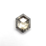 1.27ct 7.46x5.75x3.32mm Hexagon Rosecut 27537 - 57 - Lelya - bespoke engagement and wedding rings made in Scotland, UK