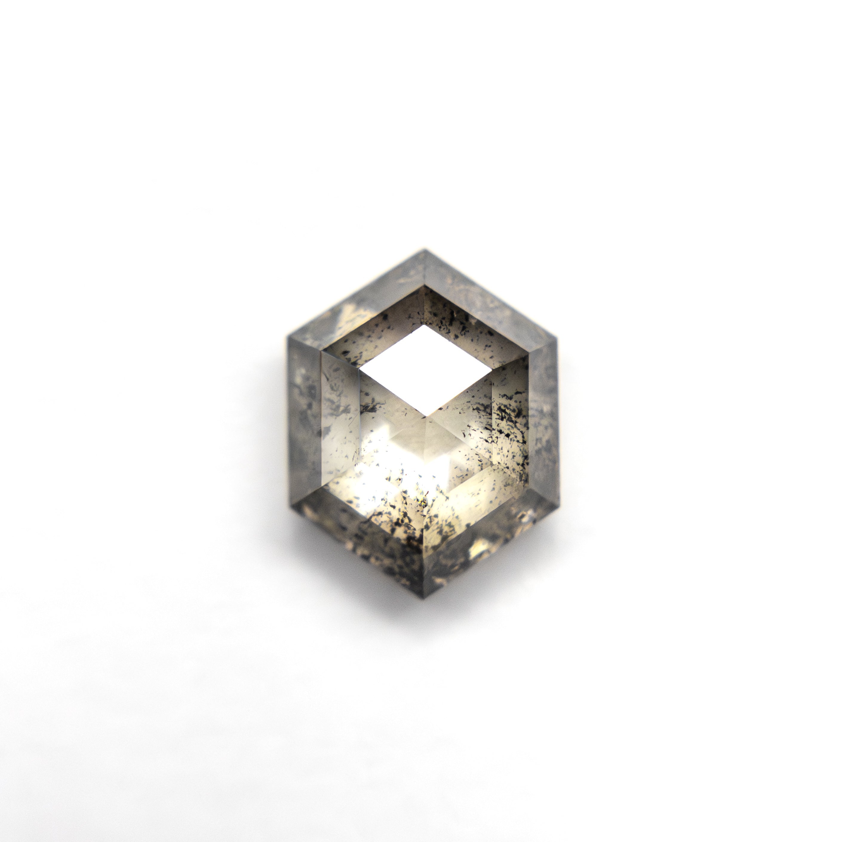 1.27ct 7.46x5.75x3.32mm Hexagon Rosecut 27537 - 57 - Lelya - bespoke engagement and wedding rings made in Scotland, UK