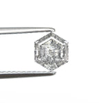 1.28ct 6.96x5.98x4.03mm Hexagon Step Cut 🇨🇦 27627 - 01 - Lelya - bespoke engagement and wedding rings made in Scotland, UK