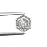 1.28ct 6.96x5.98x4.03mm Hexagon Step Cut 🇨🇦 27627 - 01 - Lelya - bespoke engagement and wedding rings made in Scotland, UK