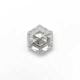 1.28ct 6.96x5.98x4.03mm Hexagon Step Cut 🇨🇦 27627 - 01 - Lelya - bespoke engagement and wedding rings made in Scotland, UK