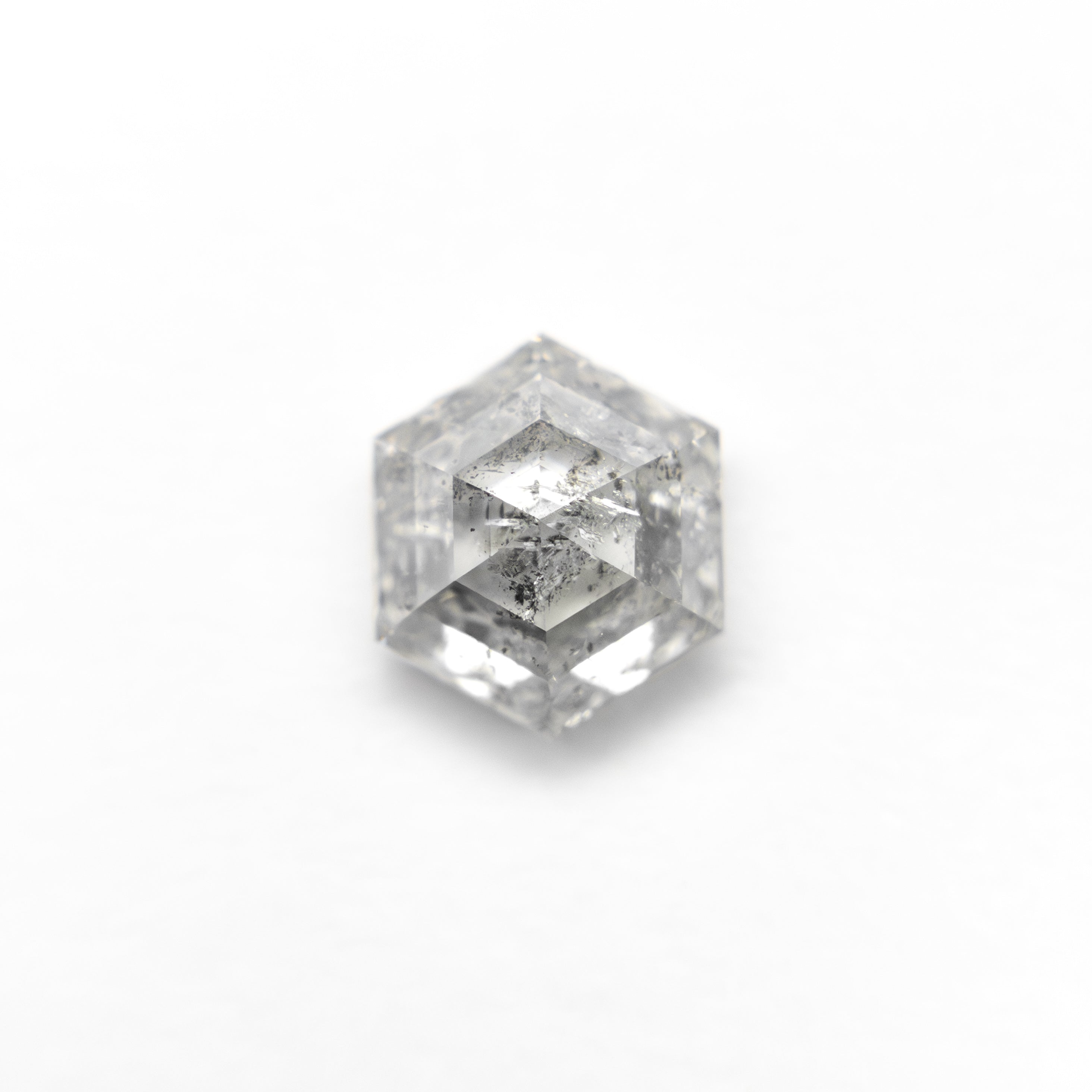 1.28ct 6.96x5.98x4.03mm Hexagon Step Cut 🇨🇦 27627 - 01 - Lelya - bespoke engagement and wedding rings made in Scotland, UK