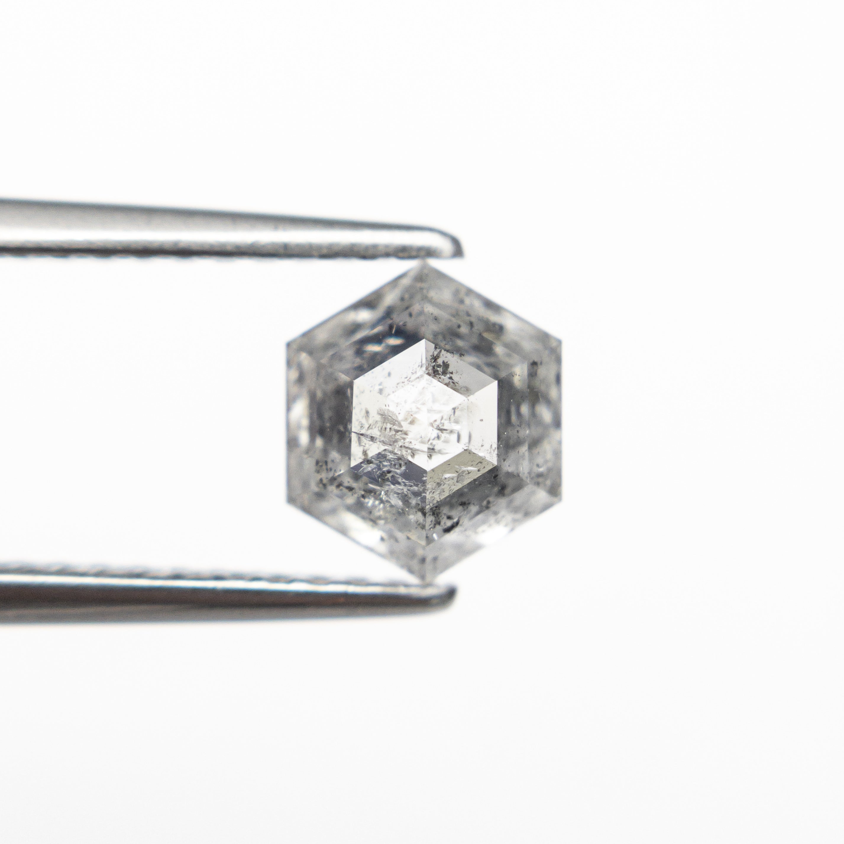 1.28ct 6.96x5.98x4.03mm Hexagon Step Cut 🇨🇦 27627 - 01 - Lelya - bespoke engagement and wedding rings made in Scotland, UK