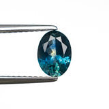 1.28ct 7.44x5.47x3.72mm Oval Brilliant Sapphire 28028-25 - Lelya - bespoke engagement and wedding rings made in Scotland, UK
