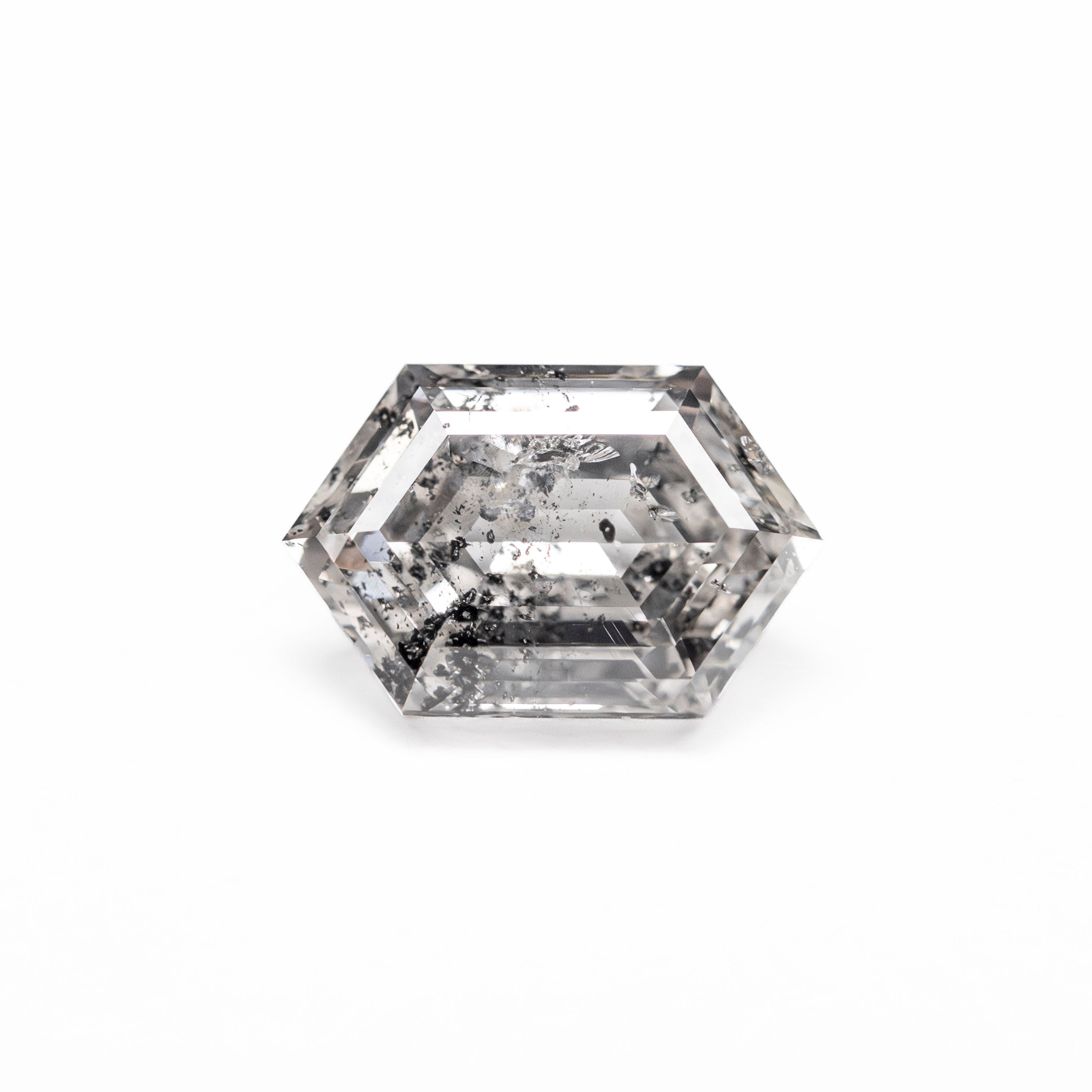 1.28ct 8.31x5.44x3.36mm Hexagon Step Cut 🇨🇦 27692 - 01 - Lelya - bespoke engagement and wedding rings made in Scotland, UK