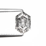 1.28ct 8.31x5.44x3.36mm Hexagon Step Cut 🇨🇦 27692 - 01 - Lelya - bespoke engagement and wedding rings made in Scotland, UK